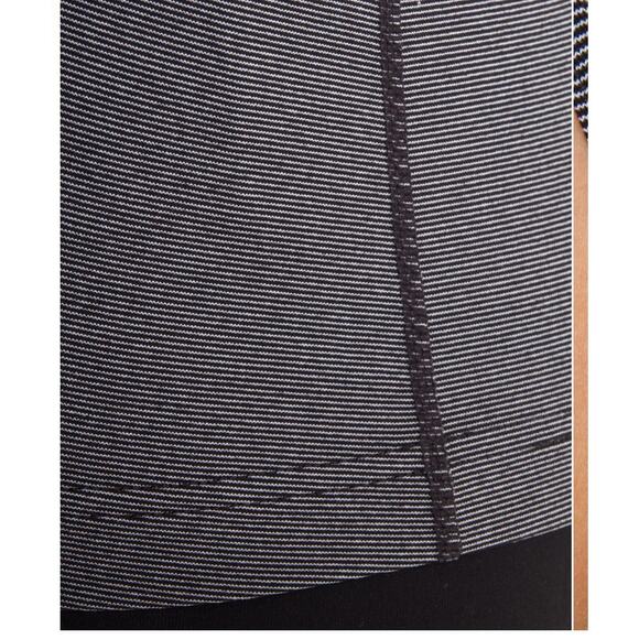 Lululemon Cool Racerback Tank Top Women’s Sz S/4 White Black Microstripe W1256S - Picture 3 of 12